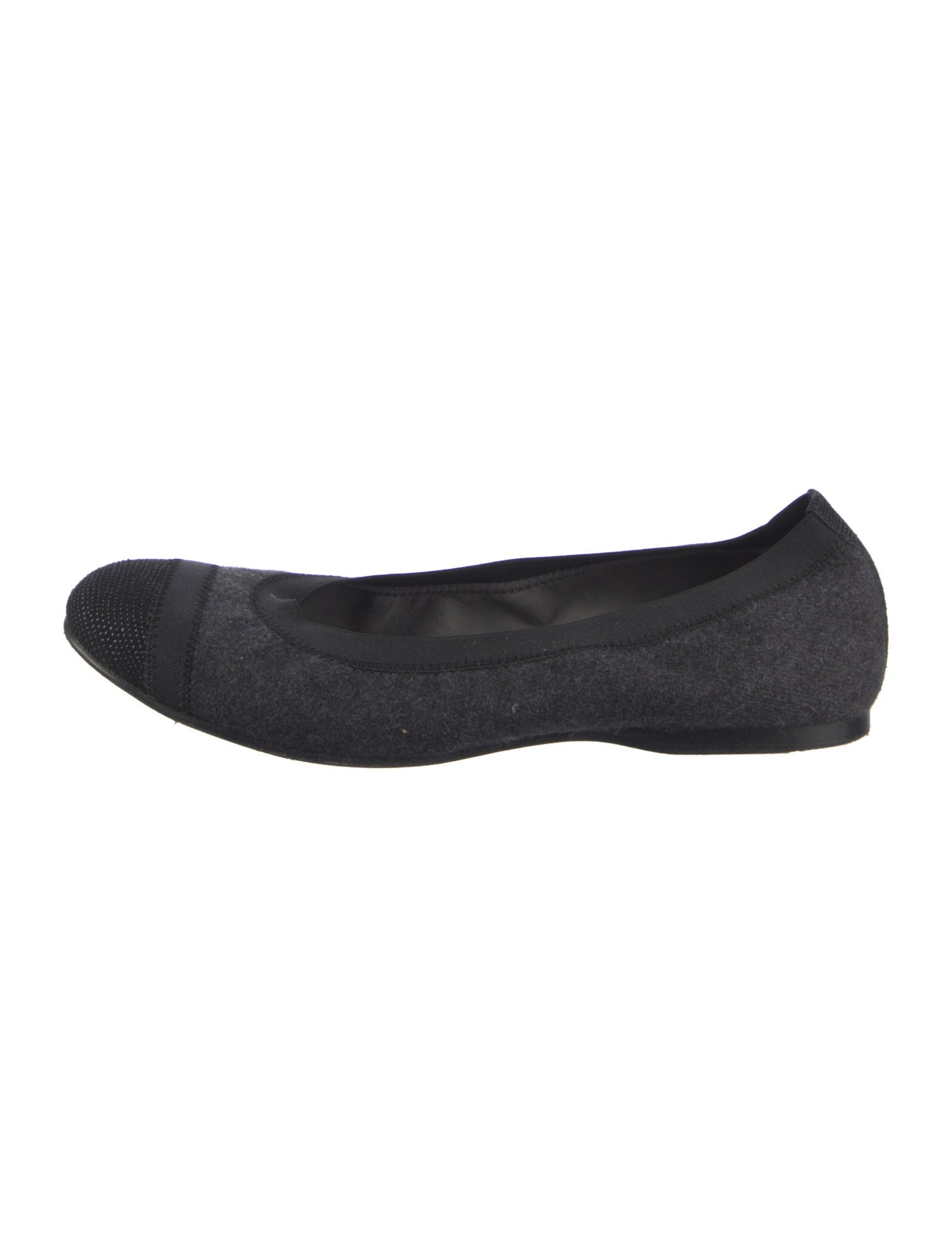 Stuart Weitzman Wool Ballet Flats